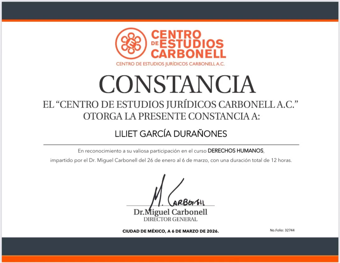 Derechos Humanos — Centro de Estudios Jurídicos Carbonell A.C.